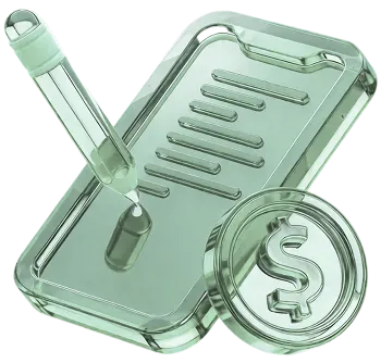 Programmable money — glass phone, stylus and stablecoin